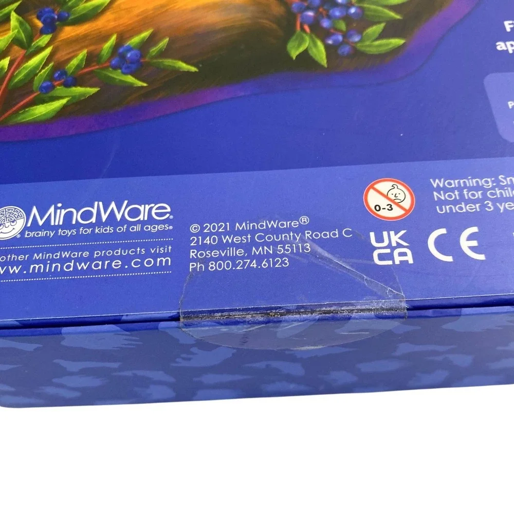 MindWare Peaceable‎ Kingdom Shaped Bear Puzzle 257 Pieces NEW